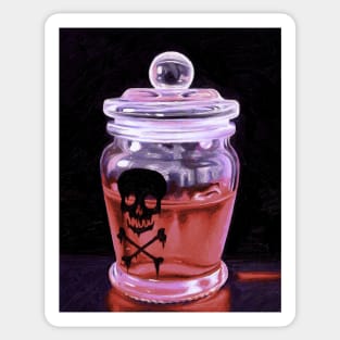 Atropa Belladonna deadly nightshade venom potion Sticker